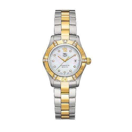 TAG Heuer Aquaracer 300M Quartz 27 Stainless Steel / Yellow Gold / MOP -Diamond / Bracelet